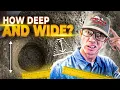 How Deep And Wide Should Fence Posts Holes Be