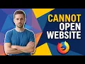 Fix Cannot Open A Specific Website In Firefox Easy Guide