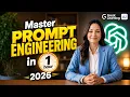 Prompt Engineering Full Course 2026 Prompt Engineering Tutorial