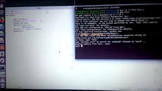 How to debug c program in ubuntu