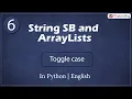 Toggle case Module Basics of programming In English Python - 6