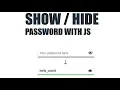 Password Toggle With jQuery With Source Code