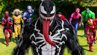 Venom VS Spider-Man - Squid Game!
