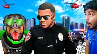 Download GTA 5 : FRANKLIN \u0026 CHOP Joins THE POLICE FORCE👮‍♂️| Gta 5 tamil | Gta tamilan MP3