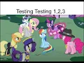 Blind Reaction MLP FIM Season 4 Ep 21 Testing Testing 1 2 3 PonyBro I Guess