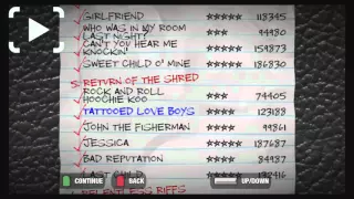 guitar hero 2 song list