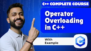 Lec-58 Operator overloading in C Programming C programming for beginners C by Varun sir