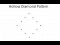 Hollow Diamond Pattern