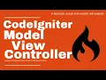 Controllers Models and Views in Codeigniter