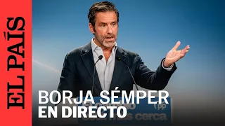 DIRECTO | Borja Sémper, portavoz del Partido Popular, comparece en una rueda de prensa | EL PAÍS
