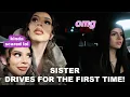 THIS WAS SUCH A FAIL SISTER DRIVES FOR THE FIRST TIME WITH ME IN THE CAR