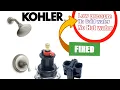How to fix Kohler shower leaking not getting hot or low pressure