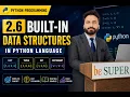 2 6 Built-in Data Structures in Python Lists Python Programming
