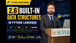 2 6 Built-in Data Structures in Python Lists Python Programming