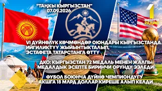 Биринчи радио: Таңкы Кыргызстан кабарлар топтому  07.09.2026