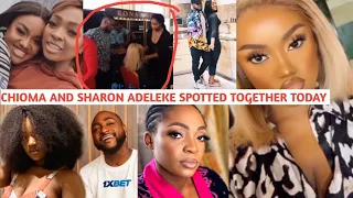 davidos chioma spotted together with sharon adeleke at her saloon having a lovely moments