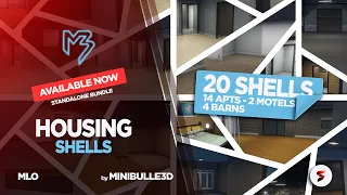 Housing Shell Pack 20 Shells FiveM - GTAV