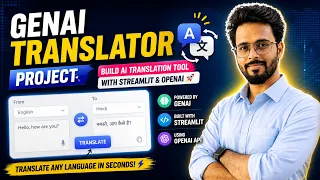 Build GenAI Project - Translation Tool Streamlit Python