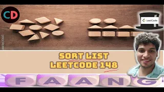 Sort List Leetcode148 Live coding session Merge Sort over Linkedin List
