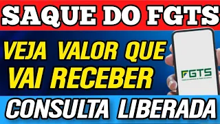 SAQUE DO FGTS 2022! COMO CONSULTAR O VALOR QUE VAI SACAR? CAIXA LIBERA CONSULTA HOJE 08 DE ABRIL.