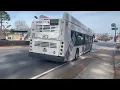 Ride on MARTA Local Bus 2013 New Flyer Xcelsior XN40 on Route 185 to Old Milton Pkwy