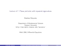 Differential Equations Lecture 4 7 Phase portraits with repeated eigenvalues