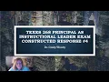 TExES 268 Constructed Response