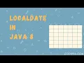 LocalDate in java 8 example New Date class api added in java 8