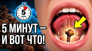 Положите гвоздику под язык на 5 минут: ВОТ ЧТО БУДЕТ!