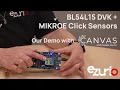 BL54L15 DVK MIKROE Click Sensors - Our Canvas Demo
