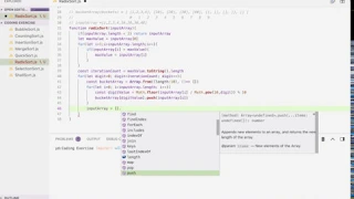Radix Sort Solution In JavaScript