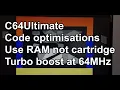 C64 coding - C64Ultimate Huge 3D speed improvement at 64MHz