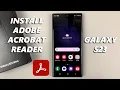 How To Install Adobe Acrobat Reader On Samsung Galaxy S23 s