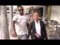 The Wire s Jamie Hector Interviews the Paparazzi While Out with Sonja Sohn