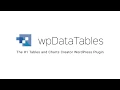 How to show Formidable Forms data in WordPress Tables with wpDataTables