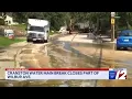 Water main break closes part of Wilbur Ave in Cranston