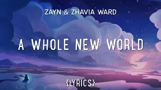 zayn zhavia ward a whole new world lyrics 