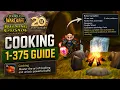 TBC Classic Cooking Leveling Guide 1-375 All Recipes Fishing Daily Quests Rewards