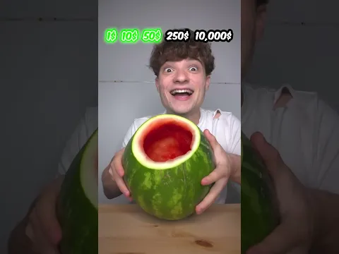 10 000 $: formas de aprovechar una sandía 🍉