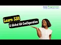 SSH and Global Git Configuration