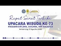 Download Lagu 🔴[LIVE] RAPAT SENAT TERBUKA UPACARA WISUDA KE - 73 UNIVERSITAS SEMARANG TAHUN 2025 TAHAP 2