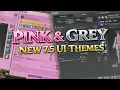 FFXIV Pink Grey UI Themes - 7 5