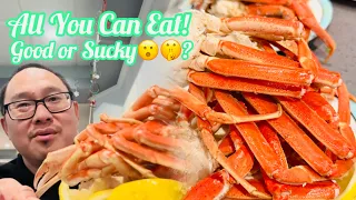 ALL YOU CAN EAT CRAB LEGS SEAFOOD SUSHI BUFFET GOHAN AYCE BUFFET IN TRACY CA