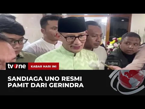 Kunjungi Prabowo, Sandiaga Uno Pamit dari Gerindra