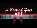 Download Lagu Christina Perri - A Thousand Years | Piano Cover with Strings (with Lyrics \u0026 PIANO SHEET)