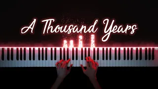 a thousand years piano cover christina perri sheet music 