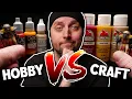 Hobby Paints Better than Craft Paints for Miniatures