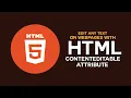 Editing Any Text on Webpages with HTML s contenteditable Attribute Tutorial