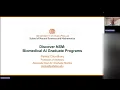 Biomedical AI Graduate Programs Information Session