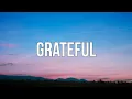 dhruv - grateful (Lyrics Video)